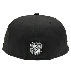 Edmonton Oilers Black & Chrome 59FIFTY Fitted NHL Cap Black Taass US
