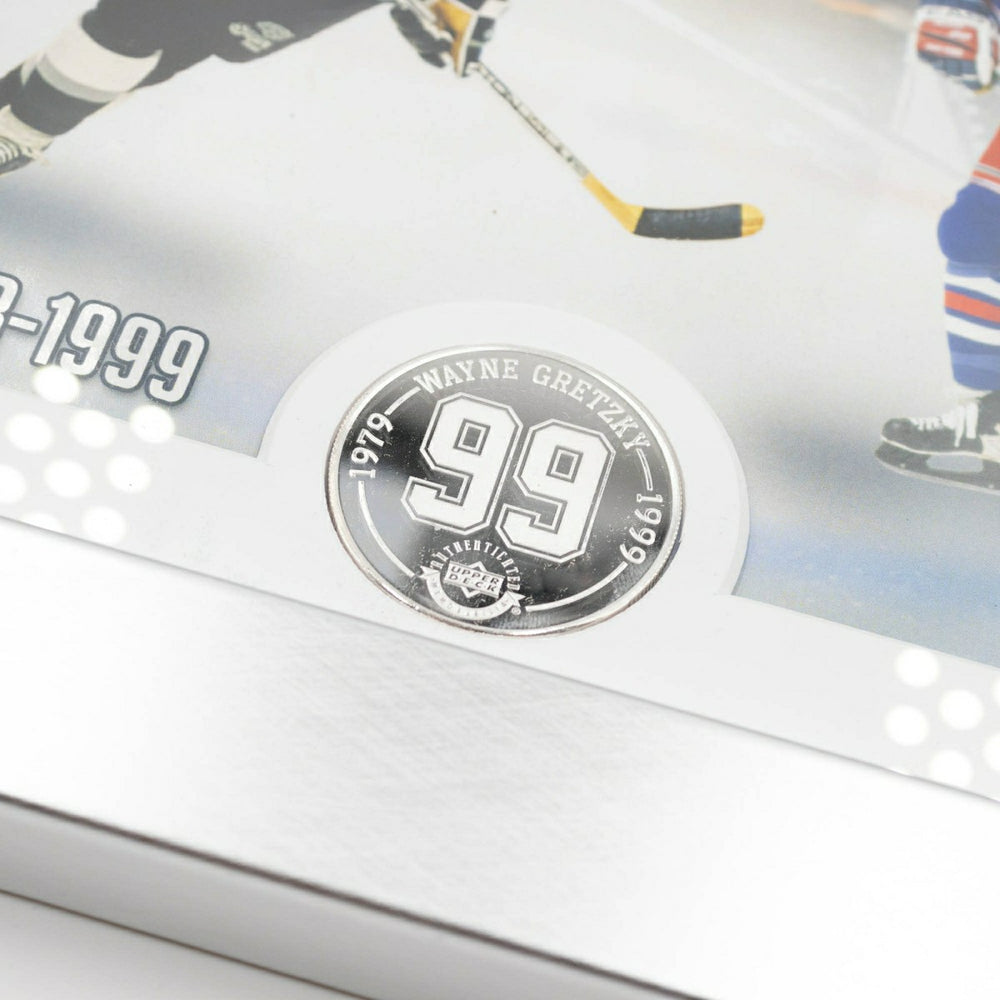 Wayne Gretzky The Great One Panorama Silver Coin Framed NHL Photo Lifestyle