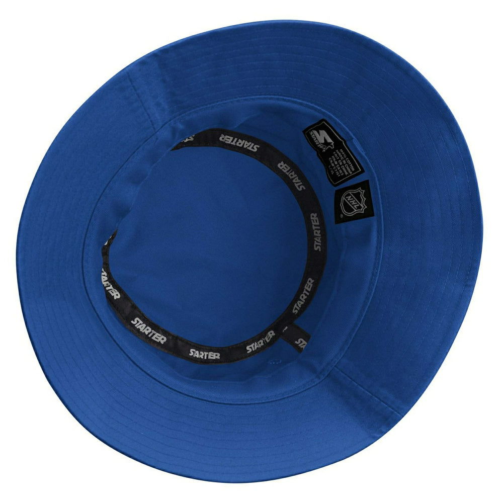 Edmonton Oilers Starter Slapshot NHL Bucket Hat Blue Taass sale