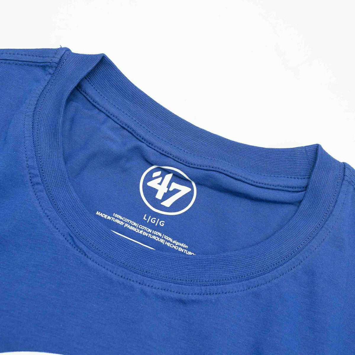Edmonton Oilers Team Logo '47 Echo NHL T-Shirt Blue Classic