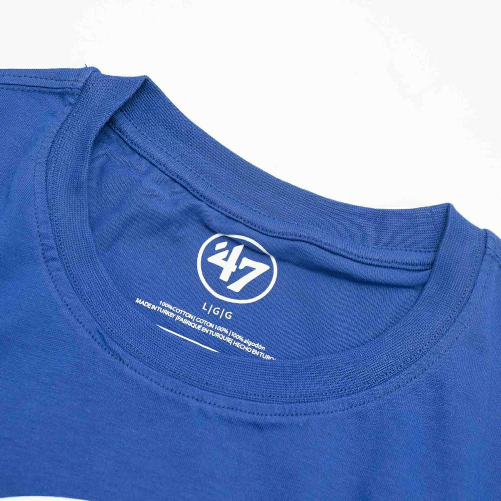Edmonton Oilers Team Logo '47 Echo NHL T-Shirt Blue Classic