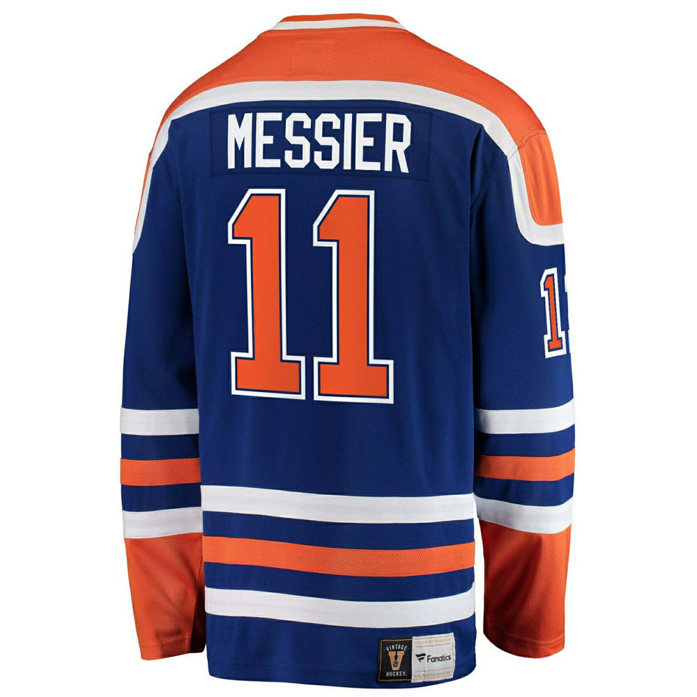 Mark Messier #11 Edmonton Oilers Vintage Heritage Breakaway NHL Jersey Taass sale