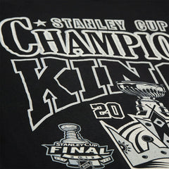 Los Angeles Kings Mitchell & Ness Big Champ NHL T-Shirt Black Taass US