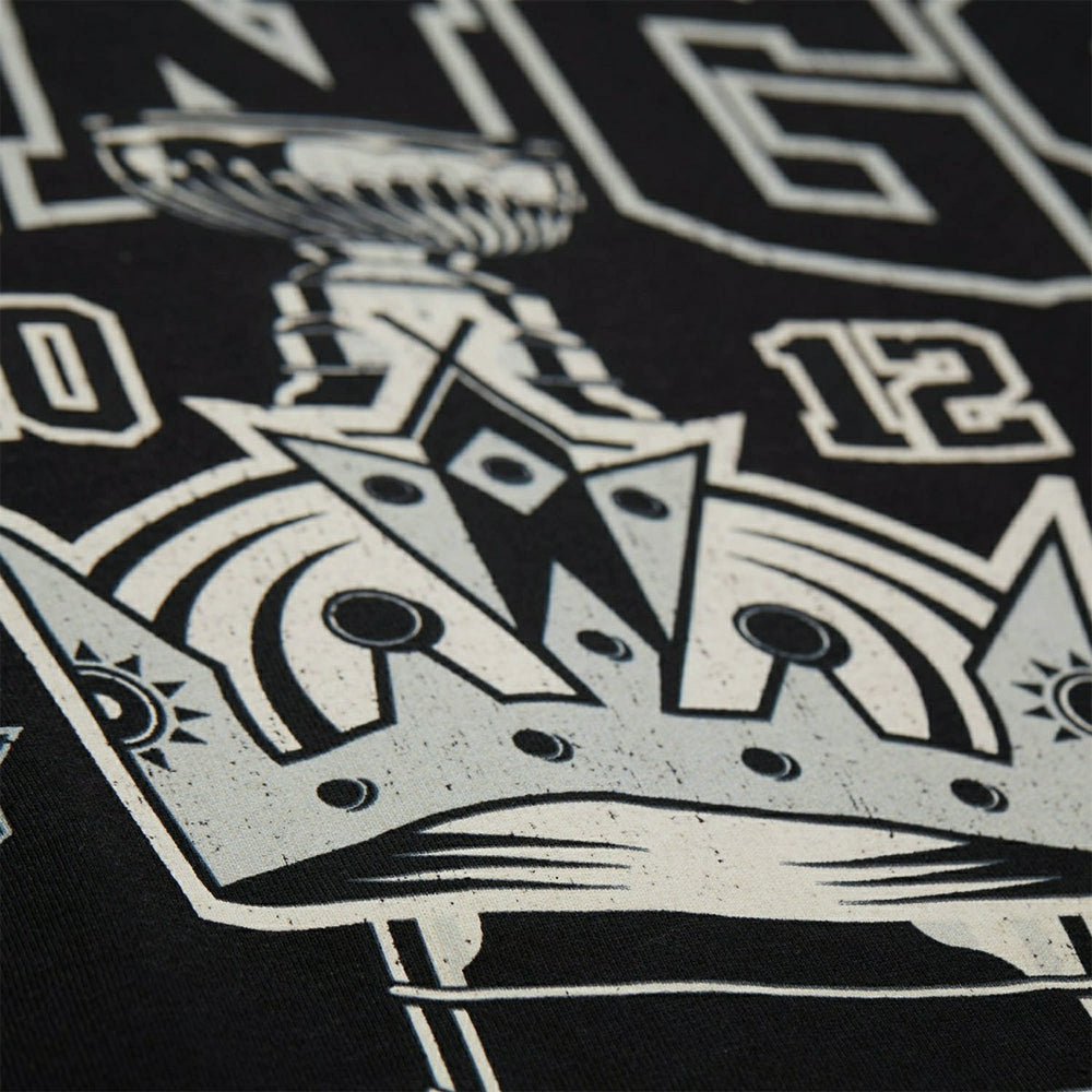 Los Angeles Kings Mitchell & Ness Big Champ NHL T-Shirt Black Taass US