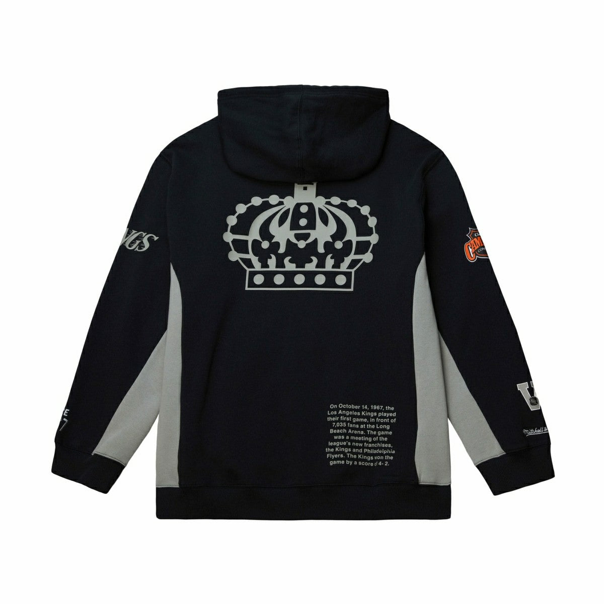Los Angeles Kings Mitchell & Ness Team Origins NHL Hoodie Black Classic