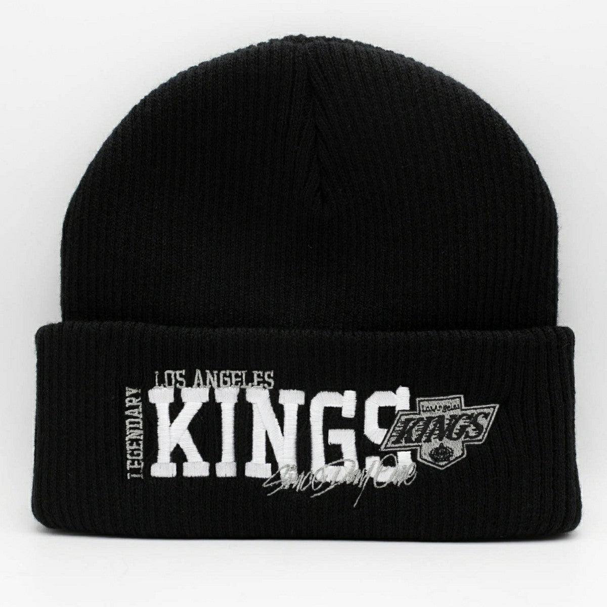 Los Angeles Kings Mitchell & Ness Billboard NHL Beanie Knit Black Classic