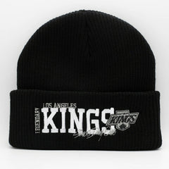 Los Angeles Kings Mitchell & Ness Billboard NHL Beanie Knit Black Classic