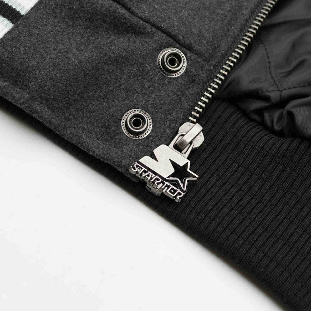 Los Angeles Kings First Rounder Starter NHL Varsity Wool Jacket Fashion