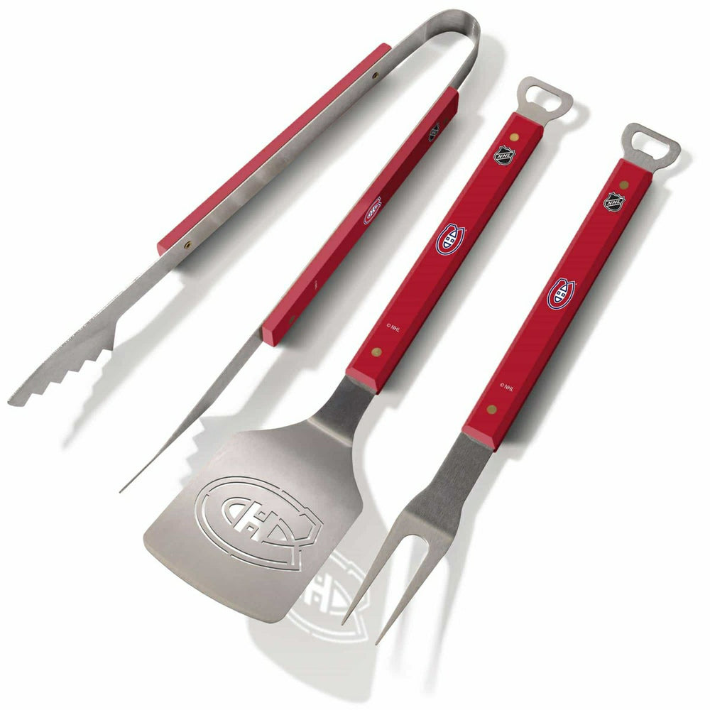 Montreal Canadiens NHL Spirit Barbecue Set (3-Piece) Lifestyle