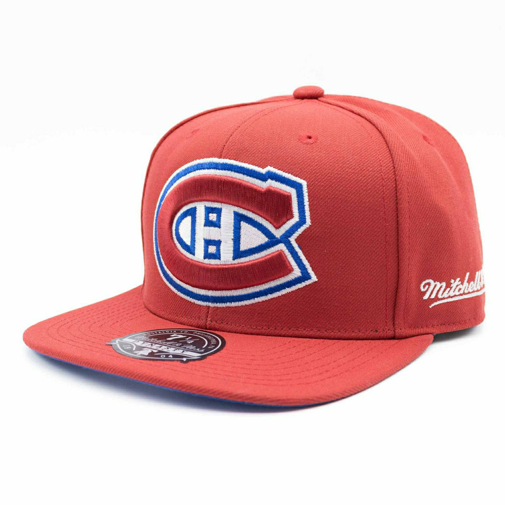 Montreal Canadiens Vintage Mitchell & Ness Fitted NHL Cap Red Fashion