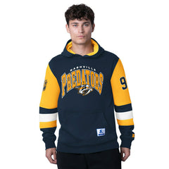Nashville Predators Starter End Zone NHL Hoodie Lifestyle