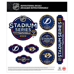 2022 NHL Stadium Series Nashville Deluxe Decals Set (5 Pcs.) Classic