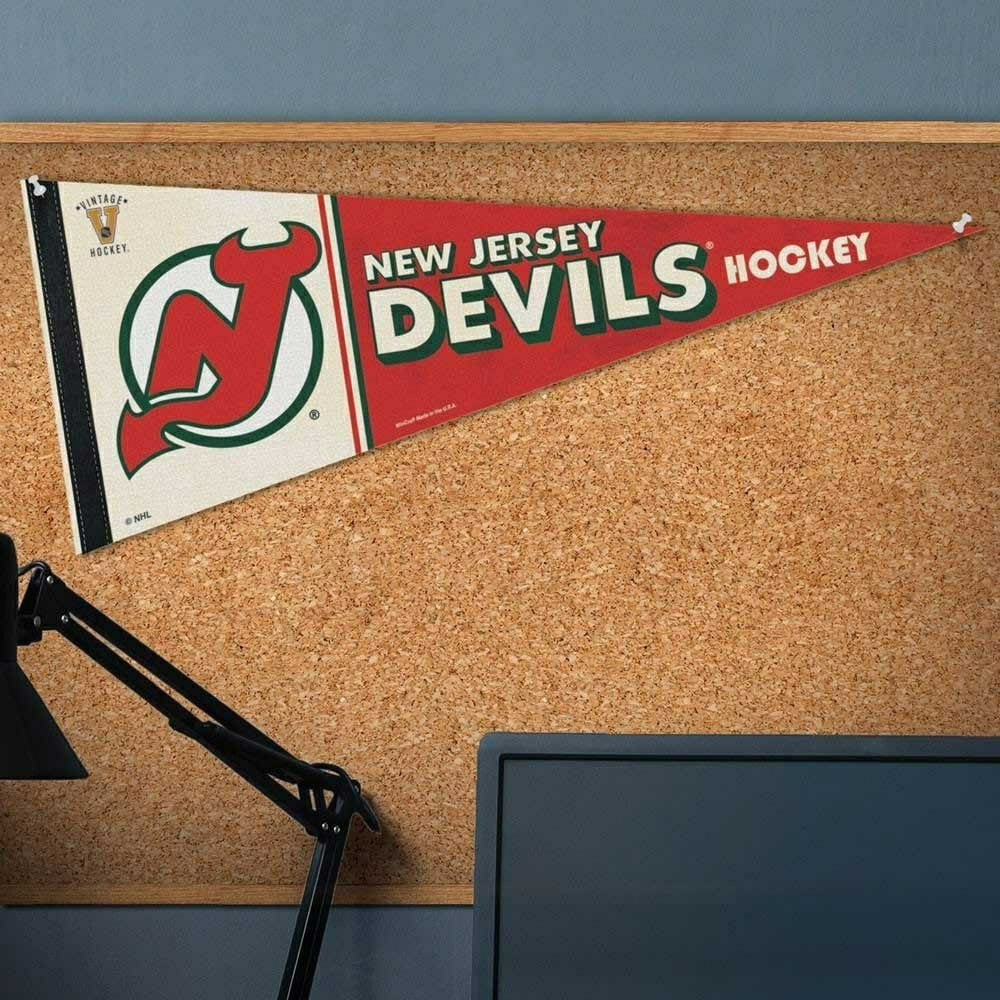 New Jersey Devils Vintage WinCraft Premium NHL Pennant Taass for sale