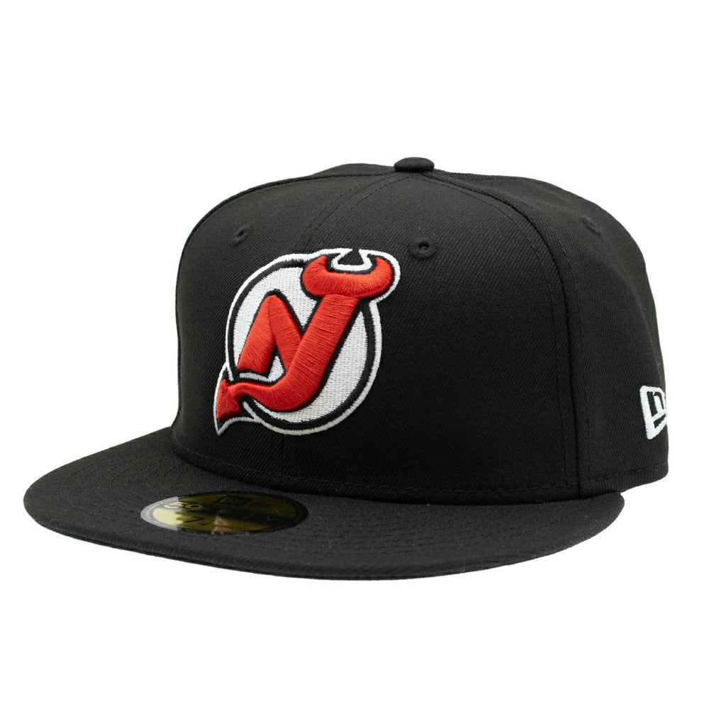 New Jersey Devils 20th Anniversary 59FIFTY Fitted NHL Cap Black Taass US