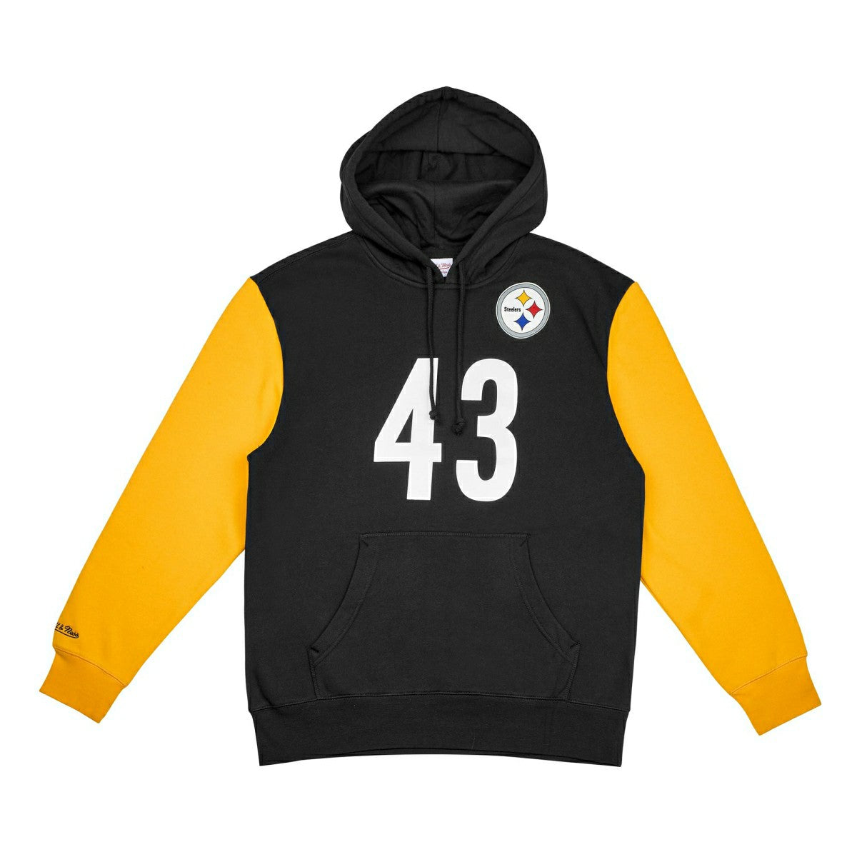 Troy Polamalu #43 Pittsburgh Steelers N&N Player NFL Hoodie Black Classic