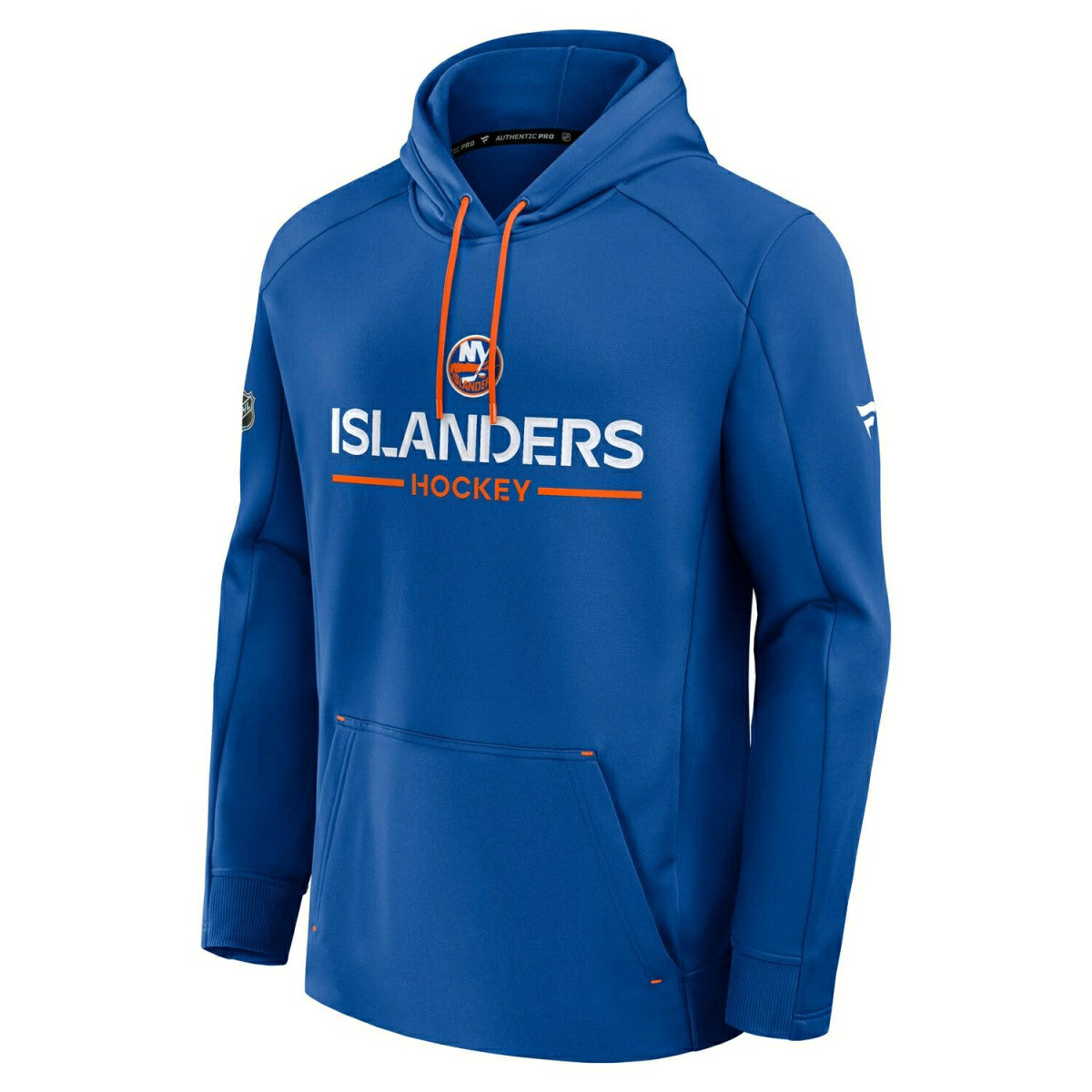 New York Islanders 2025/26 Authentic Pro Rink Tech NHL Hoodie Blue Lifestyle