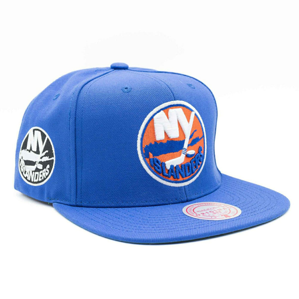 New York Islanders Flip Mitchell & Ness Snapback NHL Cap Blue Taass US