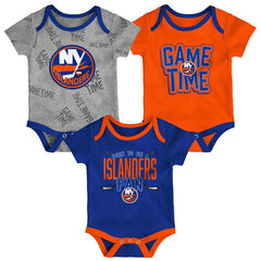 New York Islanders Game Time NHL Baby Bodysuit Set (3-Piece) Lifestyle