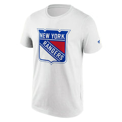 New York Rangers Primary Logo NHL T-Shirt White Lifestyle
