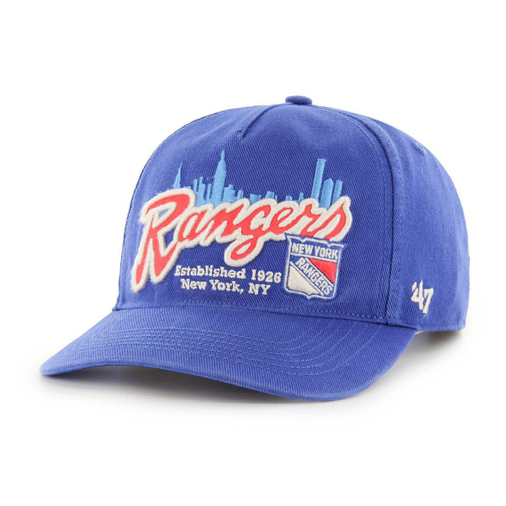 New York Rangers Hitch Charlton '47 Adjustable NHL Cap Blue Taass for sale