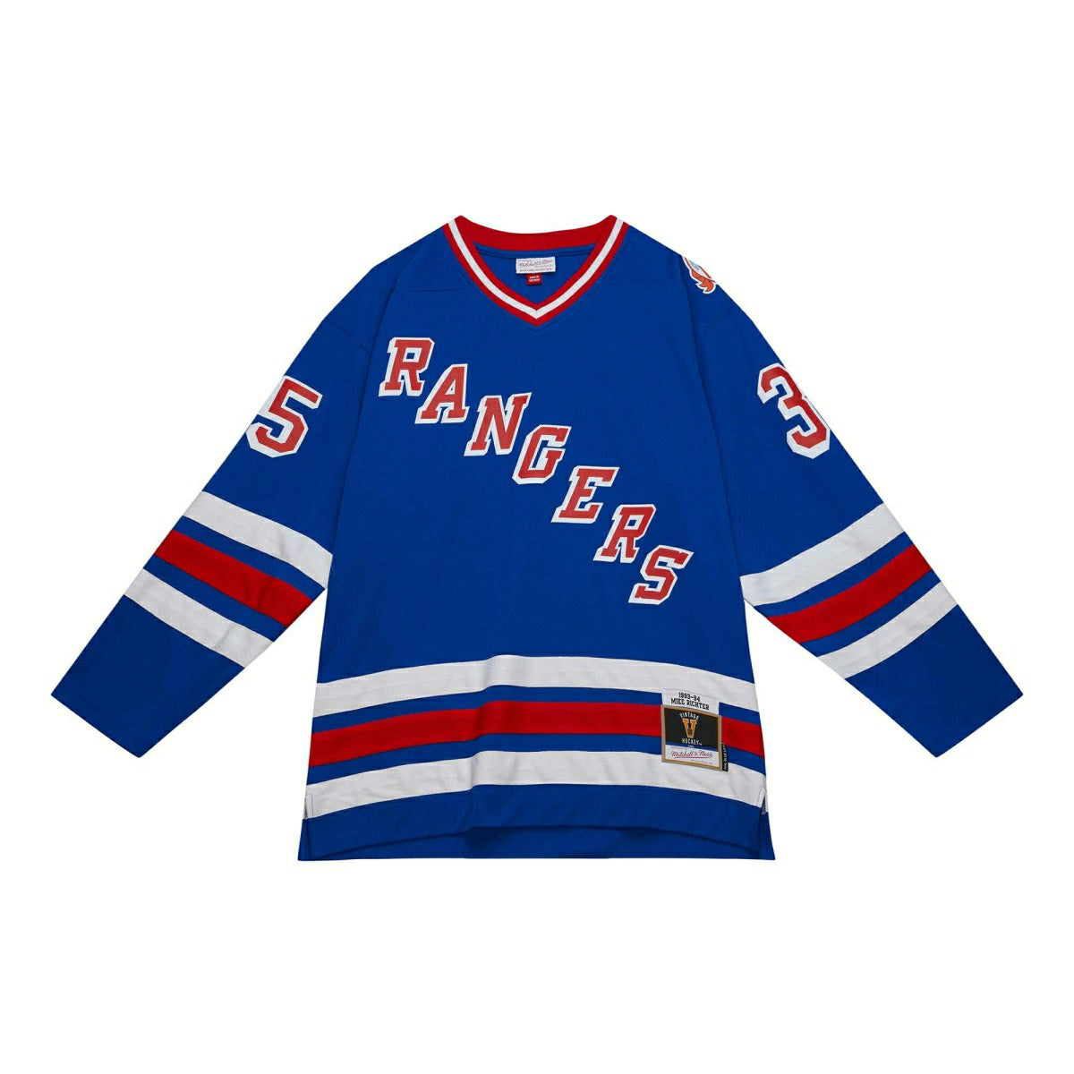 Mike Richter #35 New York Rangers 1993-94 Mitchell & Ness NHL Jersey Taass US