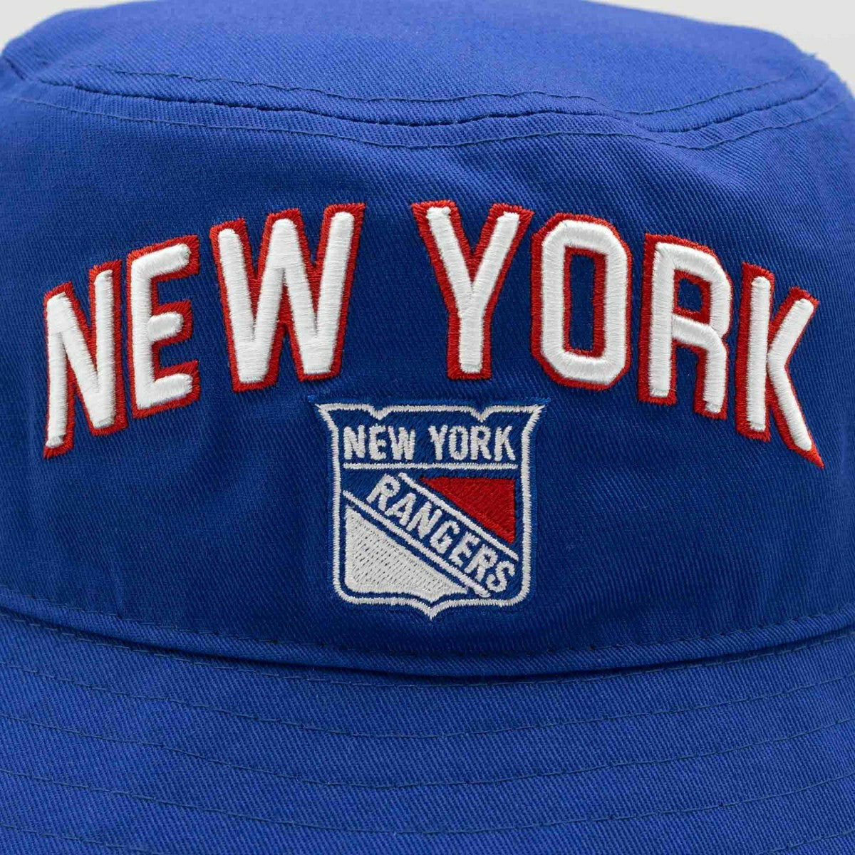 New York Rangers Starter Slapshot NHL Bucket Hat Blue Lifestyle