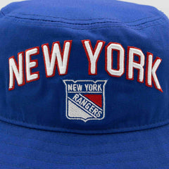 New York Rangers Starter Slapshot NHL Bucket Hat Blue Lifestyle