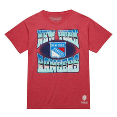 New York Rangers Stateside Pastel Mitchell & Ness NHL T-Shirt Red Taass for sale