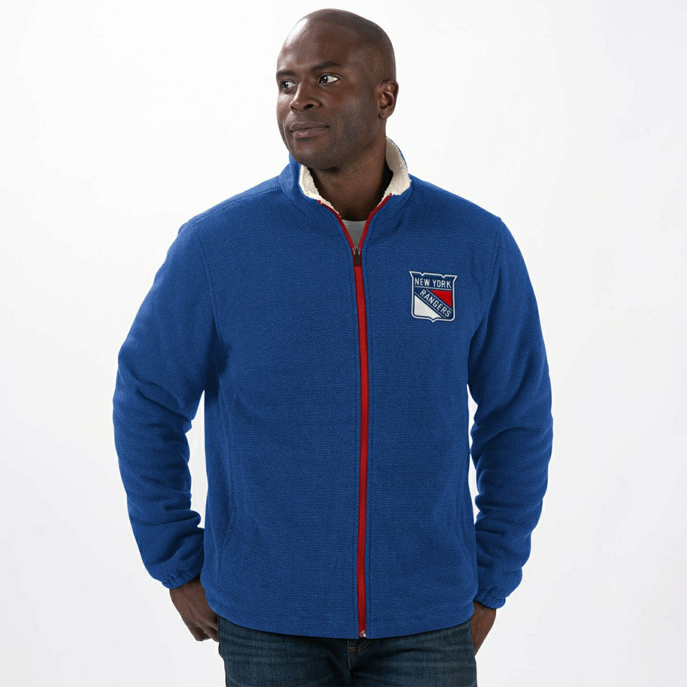 New York Rangers G-III Leisure NHL Sherpa Jacket Lifestyle