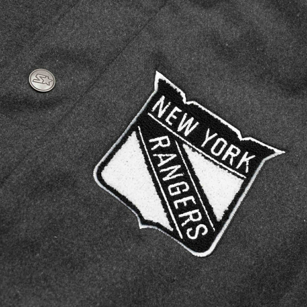 New York Rangers First Rounder Starter NHL Varsity Wool Jacket Classic