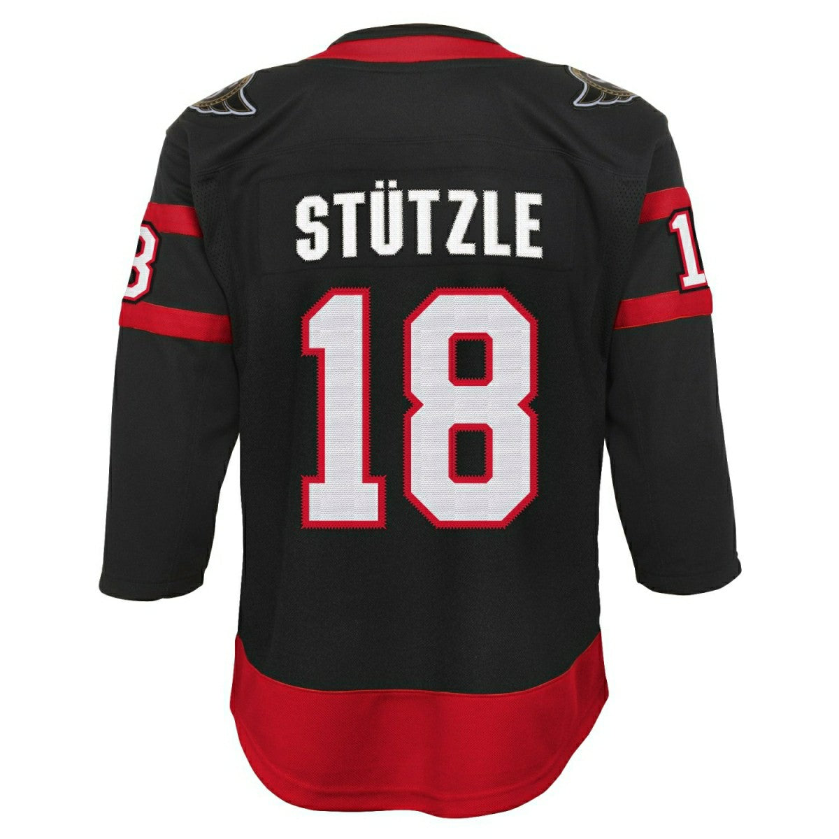 Tim Stützle #18 Ottawa Senators Premier NHL Jersey Black (YOUTH) Taass US