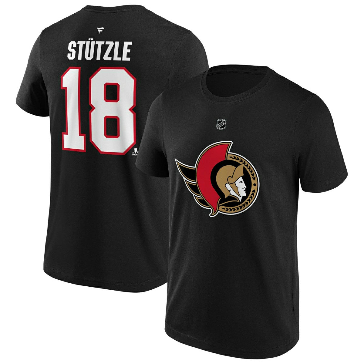 Tim Stützle #18 Ottawa Senators Player NHL T-Shirt Black Classic