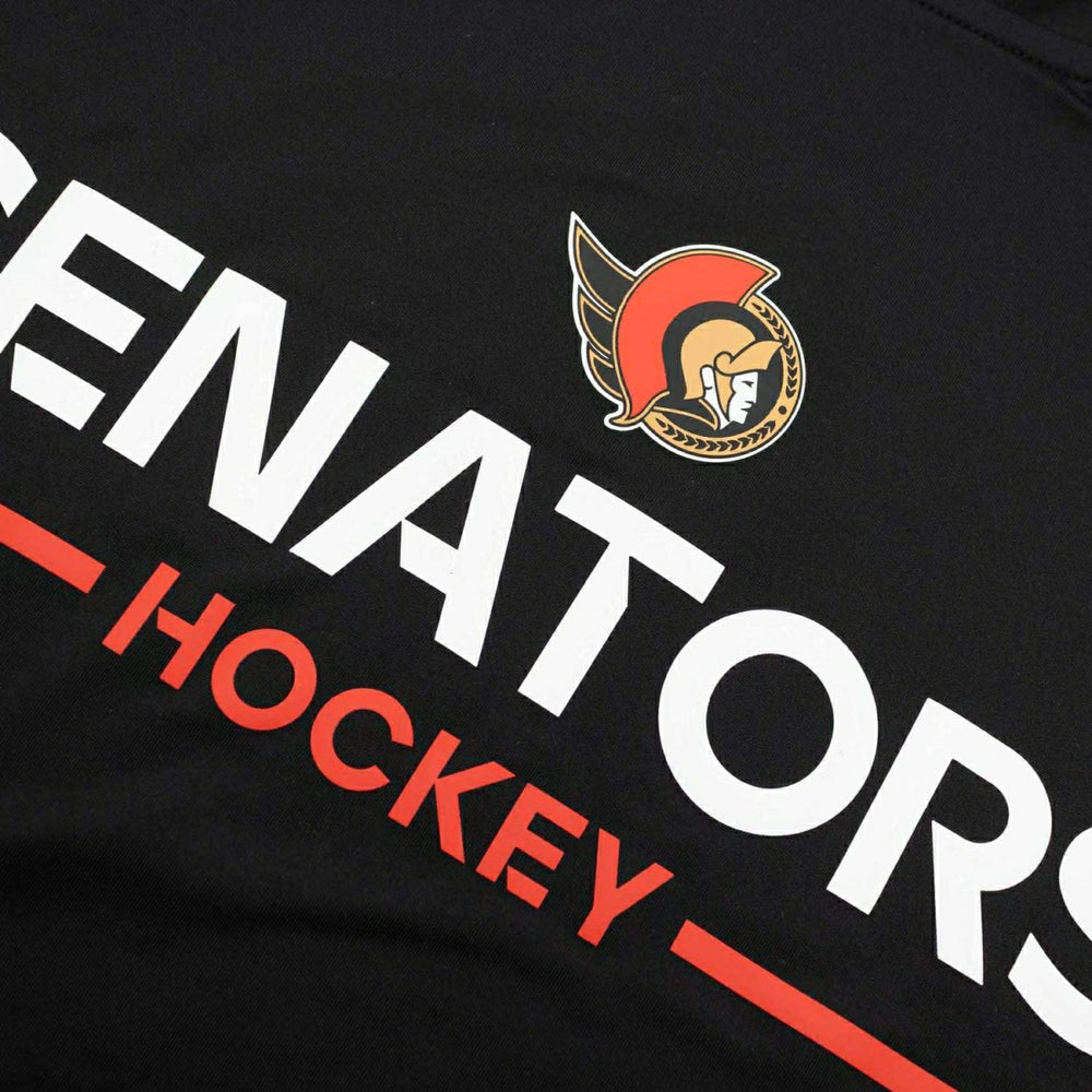 Ottawa Senators 2025/26 Authentic Pro Rink Tech NHL T-Shirt Black Fashion