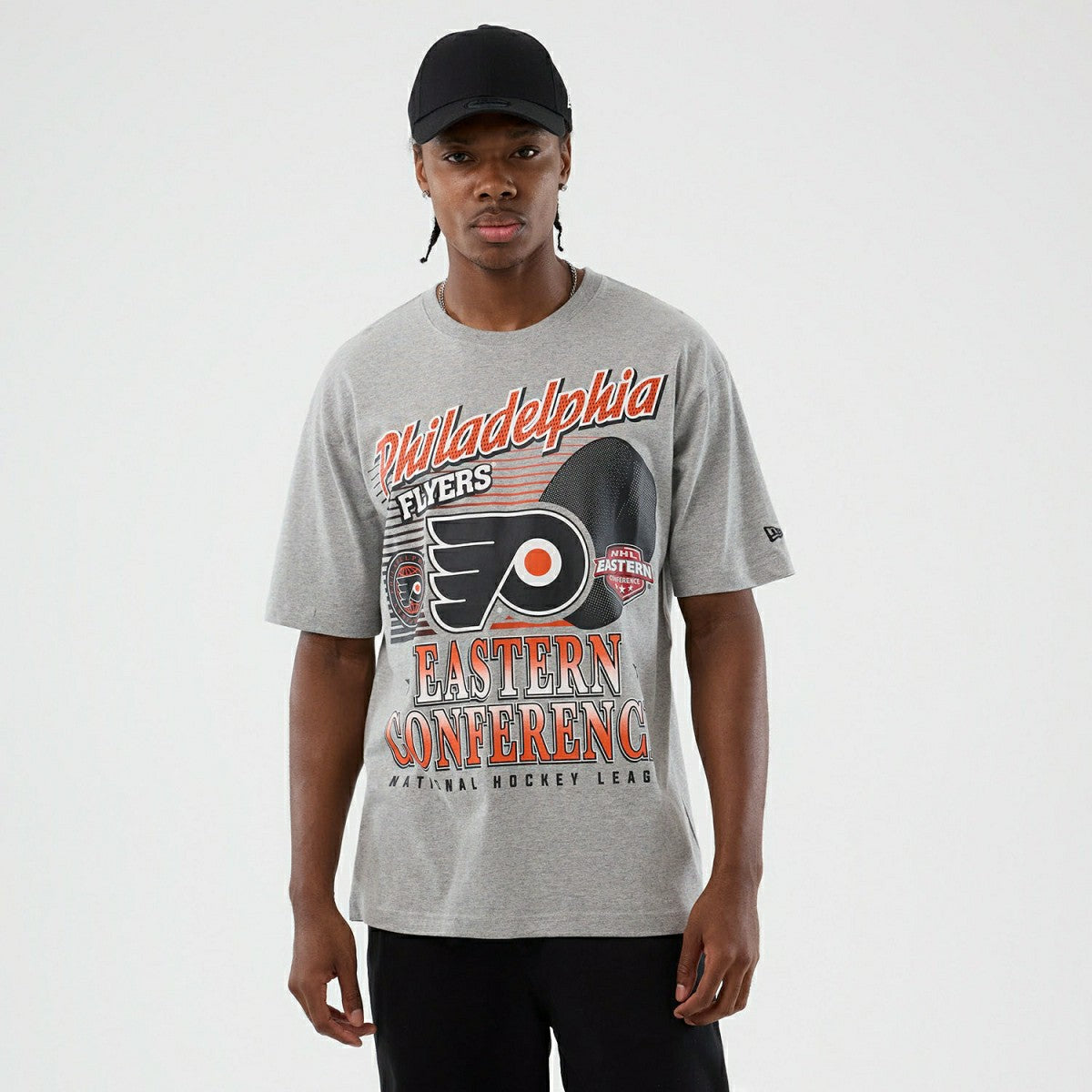 Philadelphia Flyers Sport Classics Oversized NHL T-Shirt Gray Lifestyle