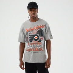Philadelphia Flyers Sport Classics Oversized NHL T-Shirt Gray Lifestyle