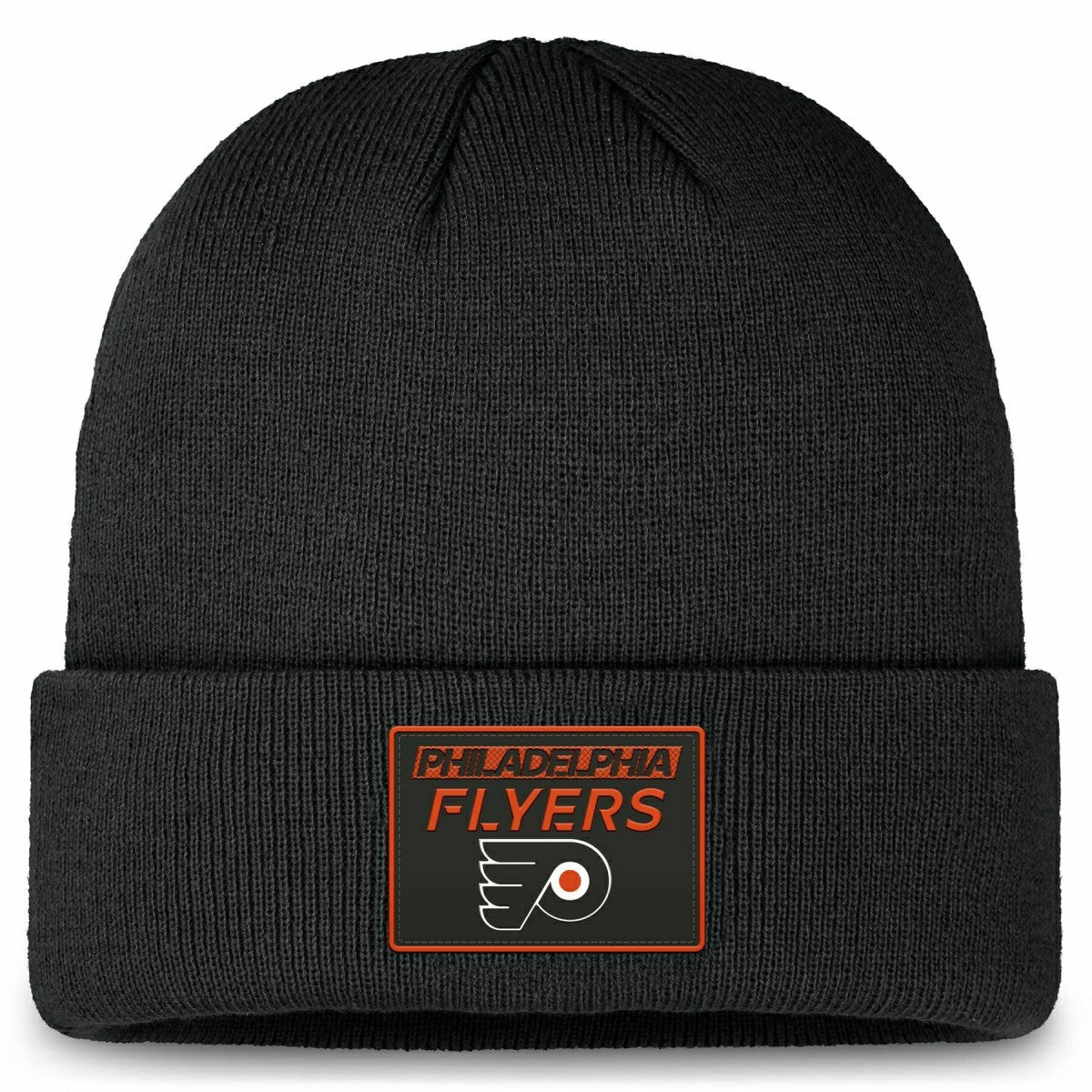 Philadelphia Flyers 2024/25 NHL Authentic Pro Beanie Knit Hat Black Lifestyle