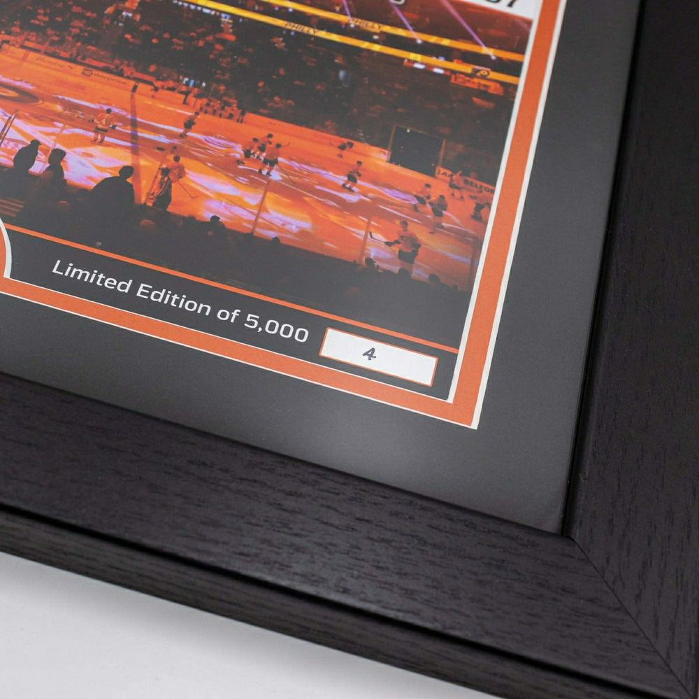 Philadelphia Flyers 2-Time Stanley Cup Champions Bronze Coin Framed NHL Photo Taass for sale
