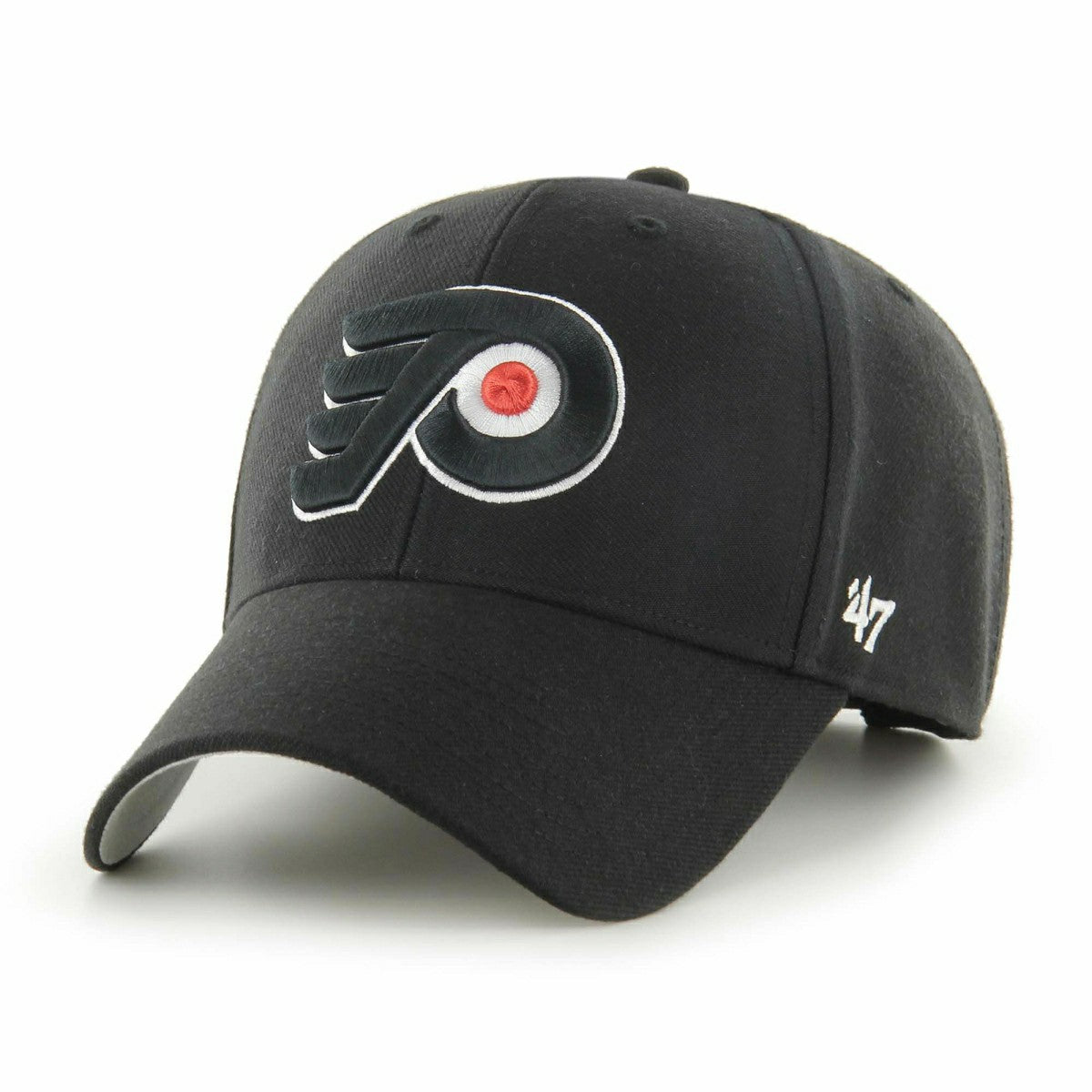 Philadelphia Flyers '47 MVP Adjustable NHL Cap Black Lifestyle