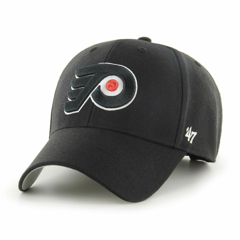 Philadelphia Flyers '47 MVP Adjustable NHL Cap Black Lifestyle