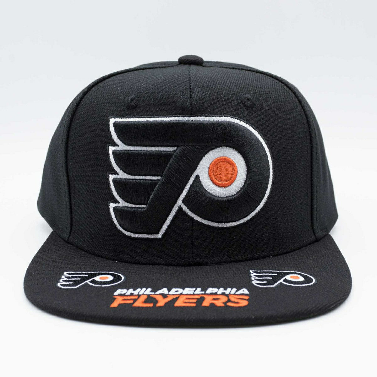 Philadelphia Flyers Hat Trick Mitchell & Ness Snapback NHL Cap Black Taass for sale