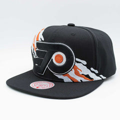 Philadelphia Flyers Paintbrush Mitchell & Ness Snapback NHL Cap Black Taass US