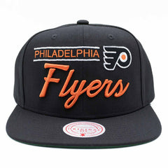 Philadelphia Flyers Retro Lock Up Mitchell & Ness Snapback NHL Cap Black Classic