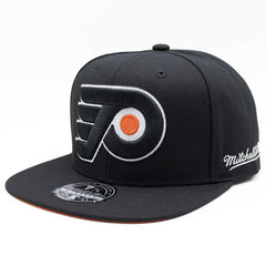 Philadelphia Flyers Vintage Mitchell & Ness Fitted NHL Cap Black Fashion