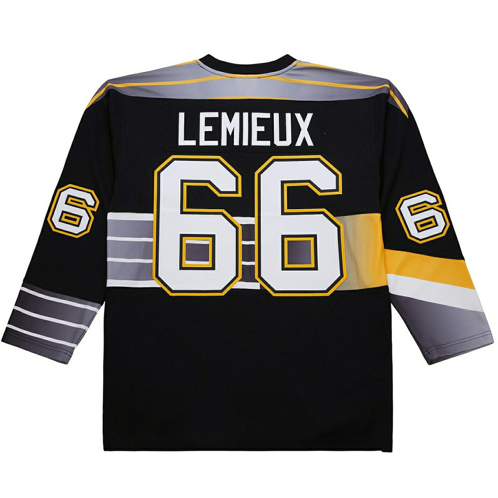 Mario Lemieux #66 Pittsburgh Penguins 1996-97 Premium Power Play NHL Jersey Black Taass US