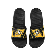 Pittsburgh Penguins Legacy Velcro NHL Sport Slides Taass sale
