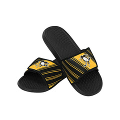 Pittsburgh Penguins Legacy Velcro NHL Sport Slides Taass sale