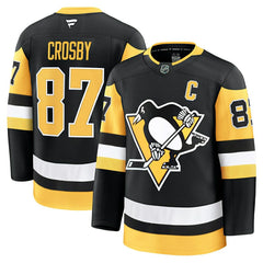 Sidney Crosby #87 Pittsburgh Penguins Premium NHL Jersey Home Black Taass for sale
