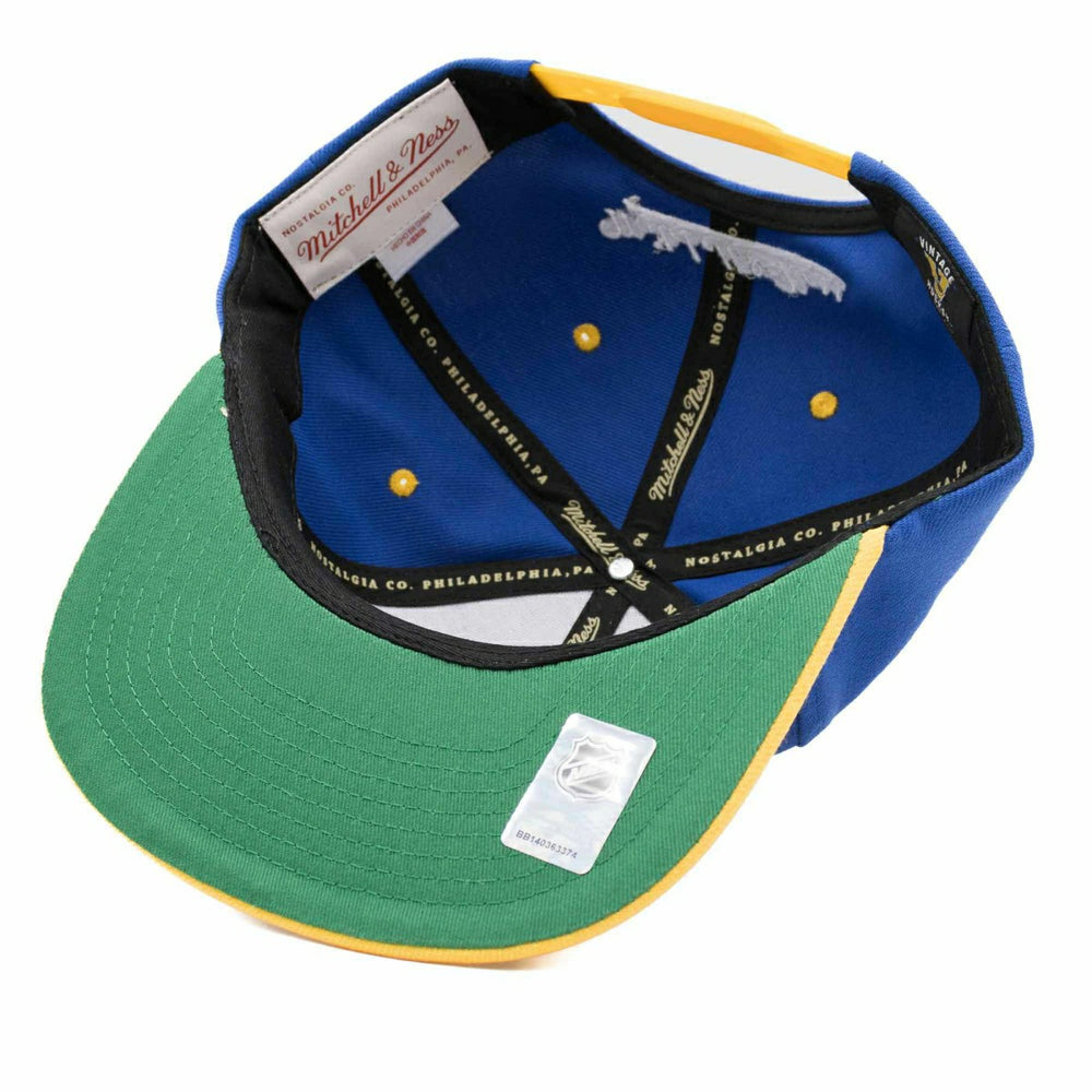 Pittsburgh Penguins Transcript Mitchell & Ness Snapback NHL Cap Taass sale