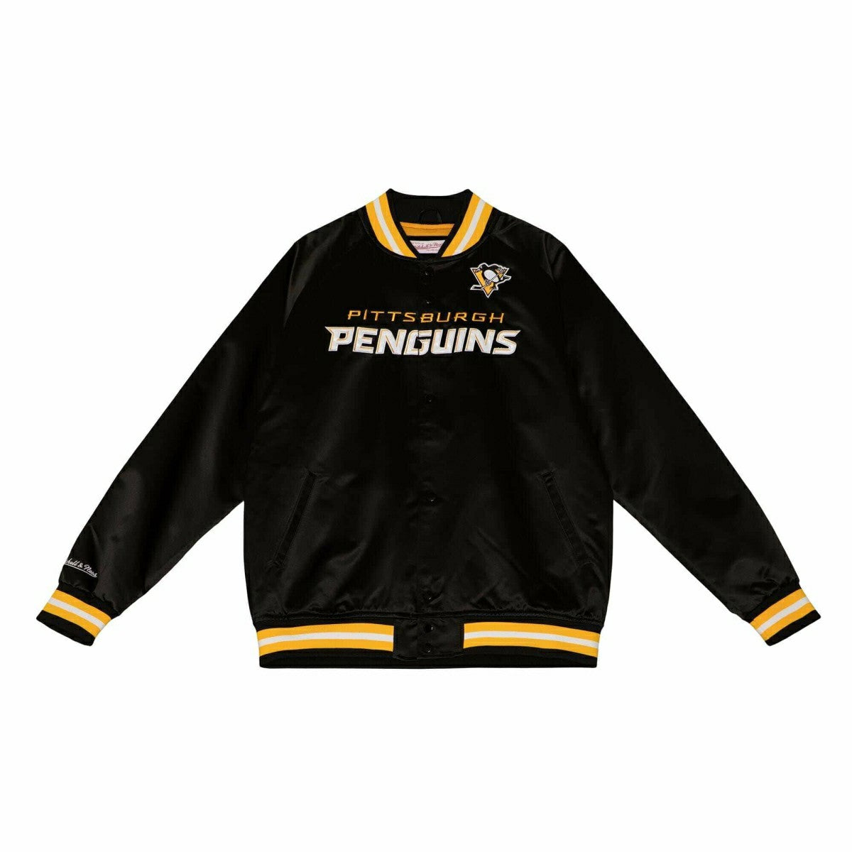 Pittsburgh Penguins Mitchell & Ness Lightweight Satin NHL Jacket Taass US