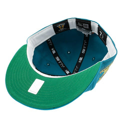 San Jose Sharks 5th Anniversary 59FIFTY Fitted NHL Cap Teal Taass for sale
